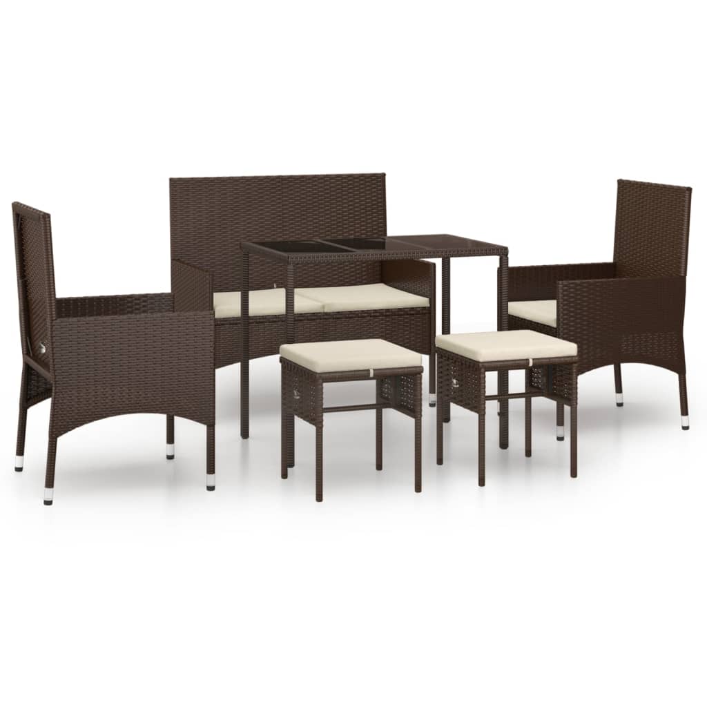 Set mobilier de gradina cu perne