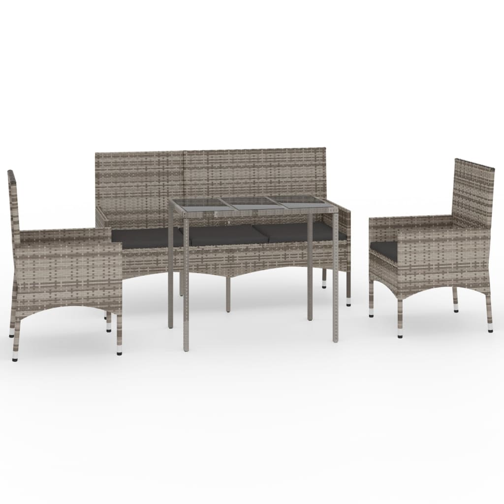 Set mobilier de gradina cu perne