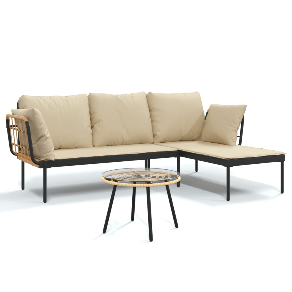 Set mobilier de gradina cu perne