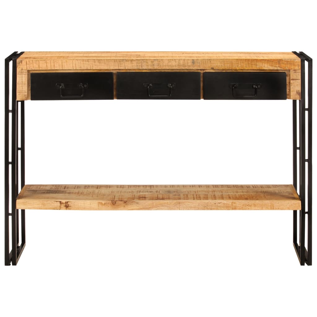 Masa consola, 110x30x76 cm, lemn masiv — imaginea 2