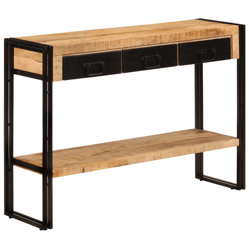 Masa consola, 110x30x76 cm, lemn masiv — imaginea 8