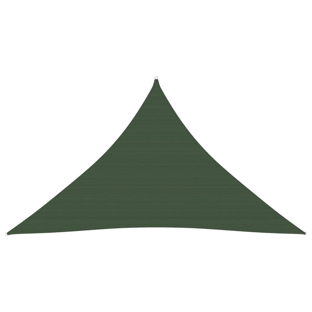 Panza parasolar din HDPE triunghiulara , verde inchis