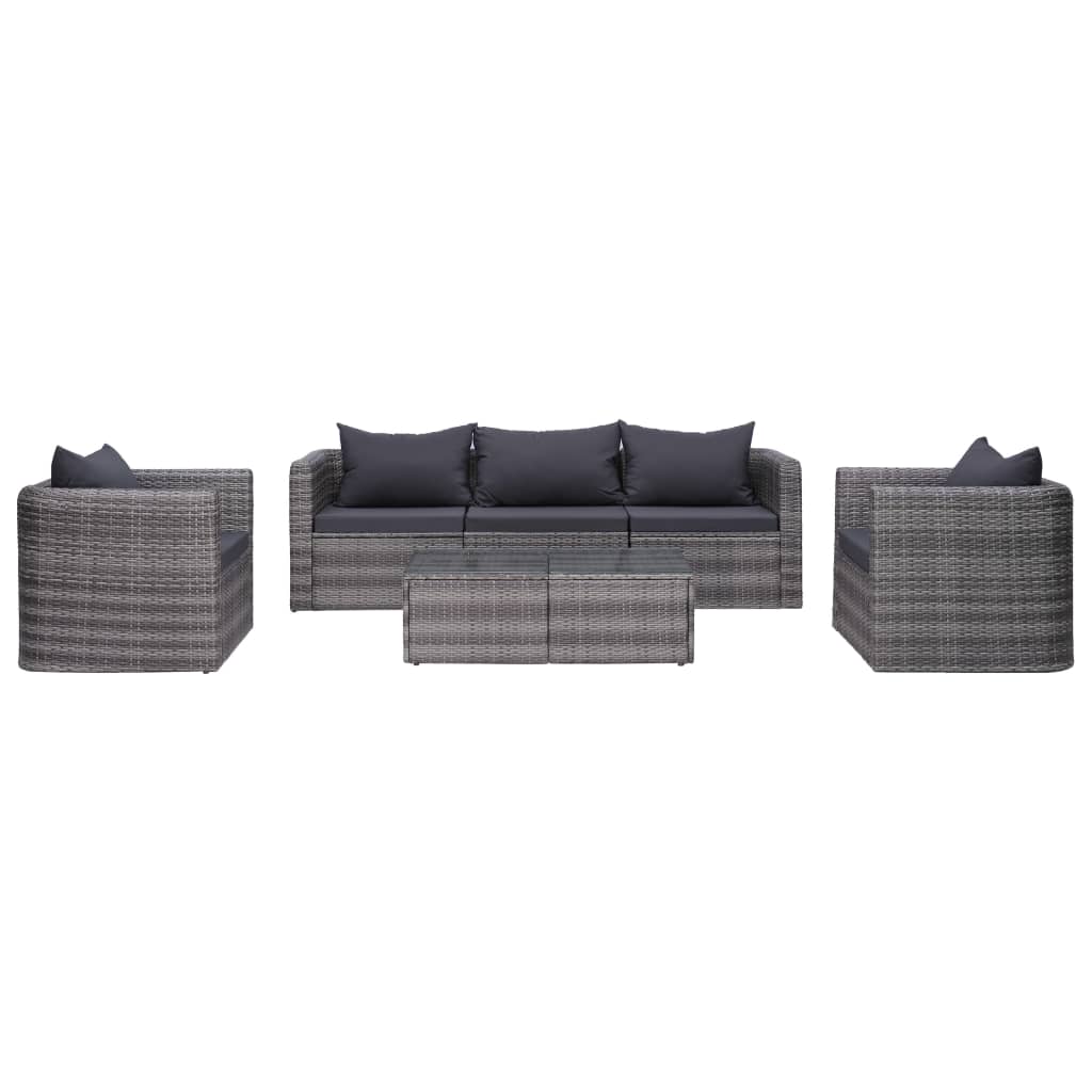 Set mobilier de gradina cu perne