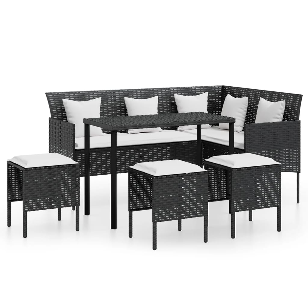 Set canapele de gradina forma L cu perne