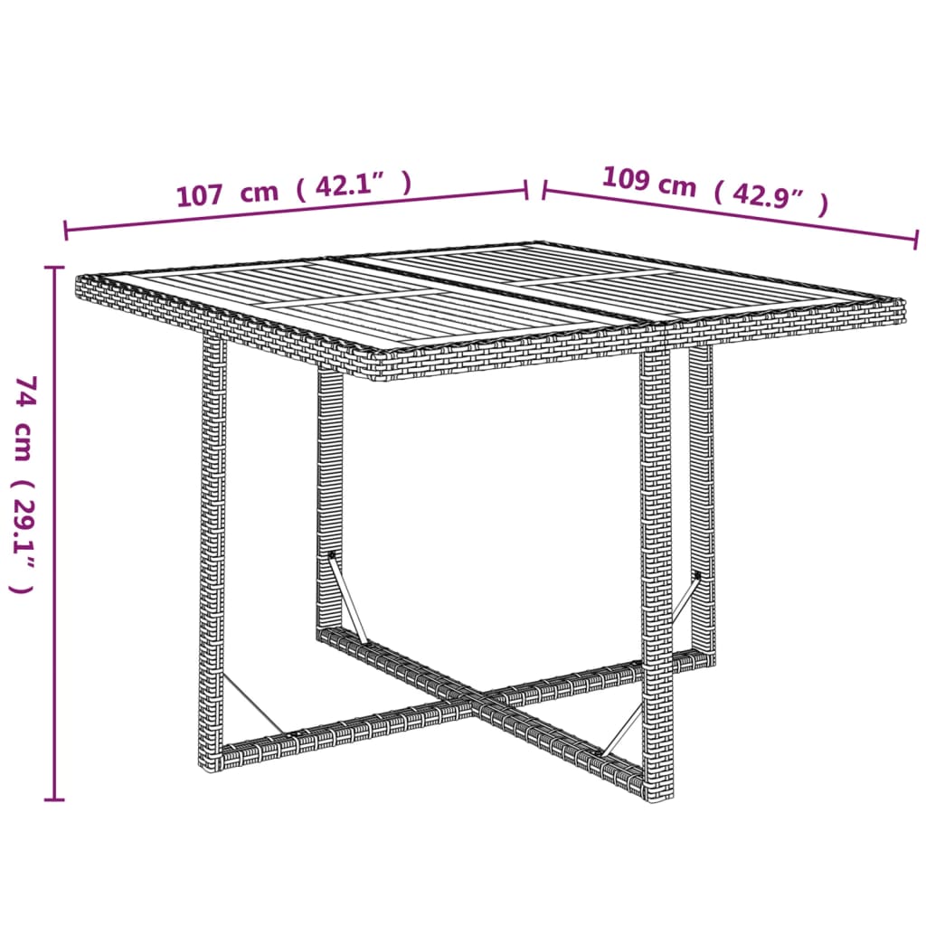 Set mobilier de exterior cu perne — imaginea 9