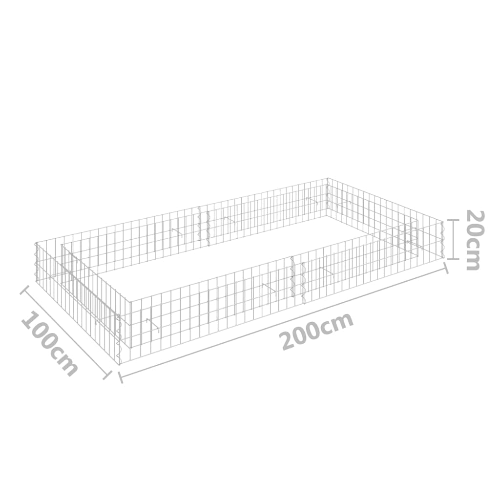 Strat inaltat de gabion - 5 | YEO