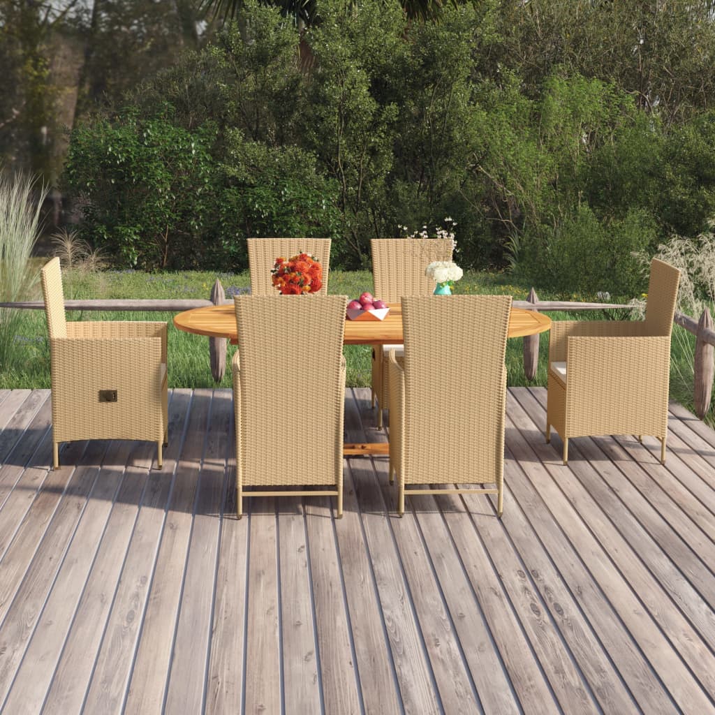 Set mobilier de gradina, 7 piese — imaginea 2