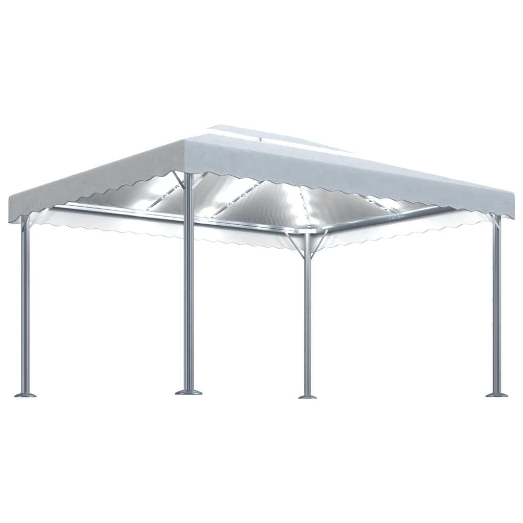 Pavilion cu siruri lumini LED