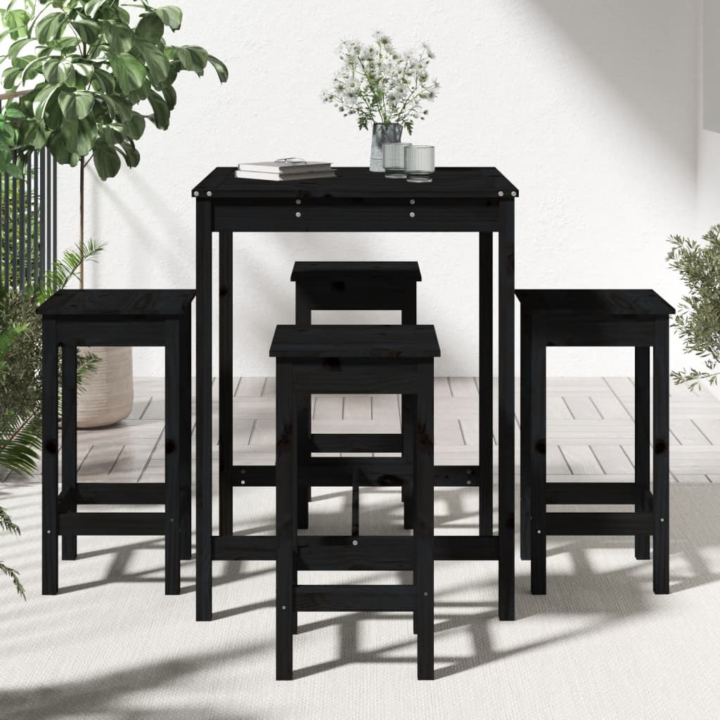Set mobilier de bar pentru gradina, 5 piese — imaginea 3