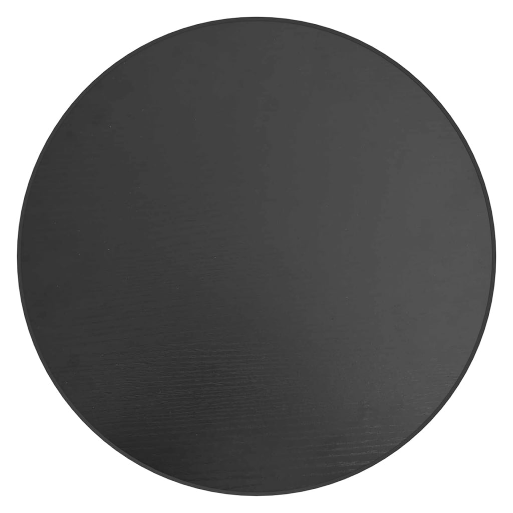 Masa de ceai, negru, Ø35 cm, MDF — imaginea 4