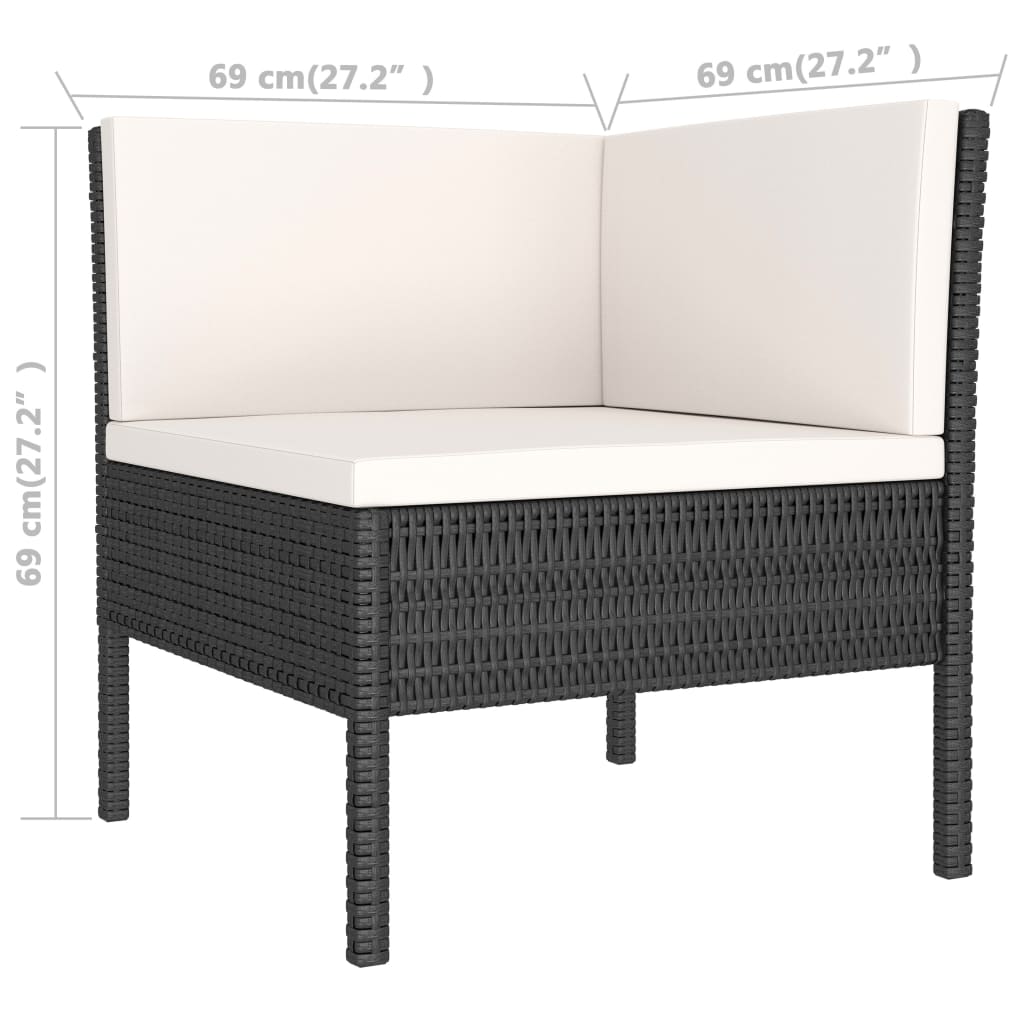 Set mobilier relaxare gradina cu perne — imaginea 5