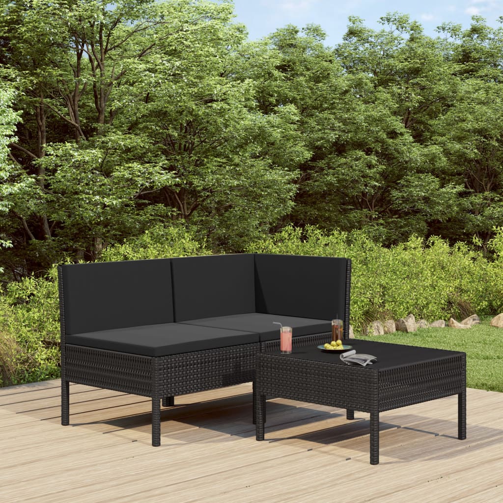 Set mobilier relaxare gradina cu perne — imaginea 2