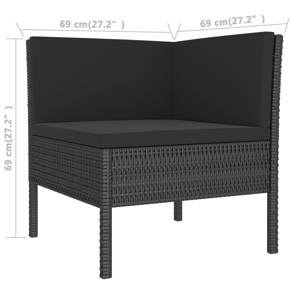 Set mobilier relaxare gradina cu perne — imaginea 6