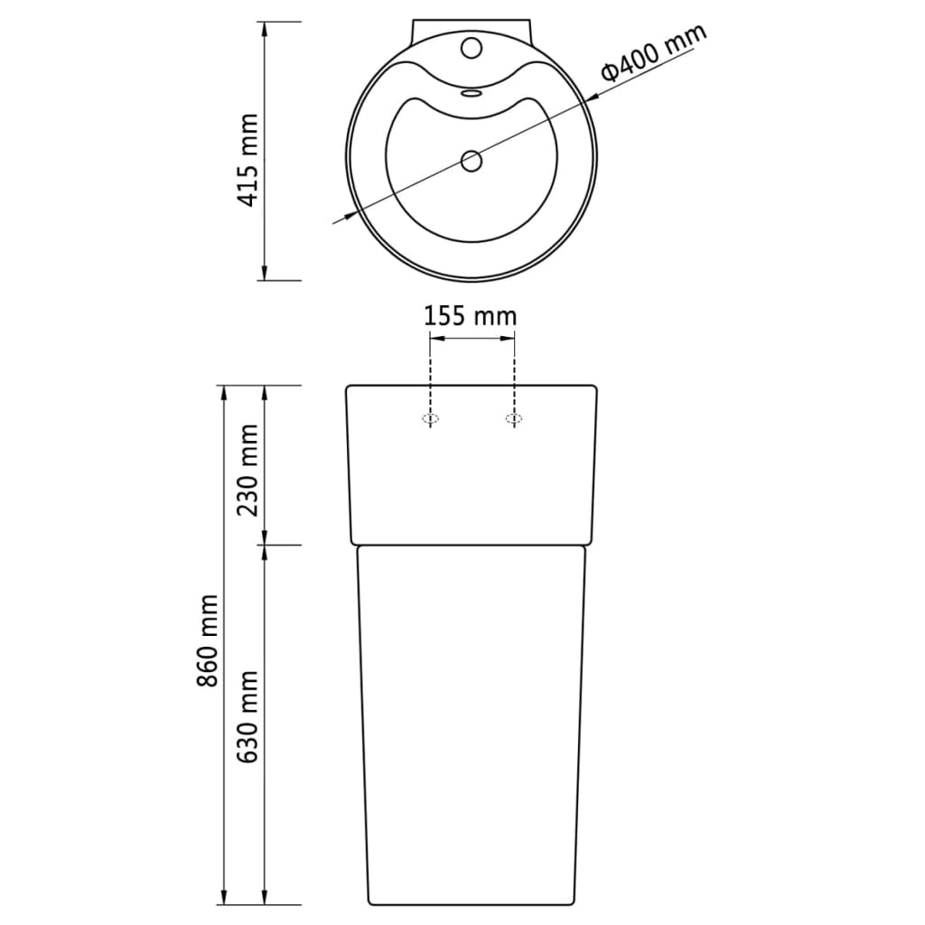 Chiuveta baie cu suport