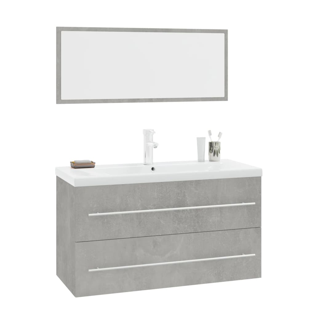 Set mobilier de baie, 3 piese