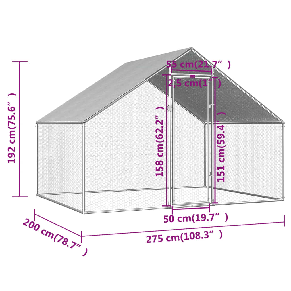 Cotet de pasari pentru exterior - 5 | YEO