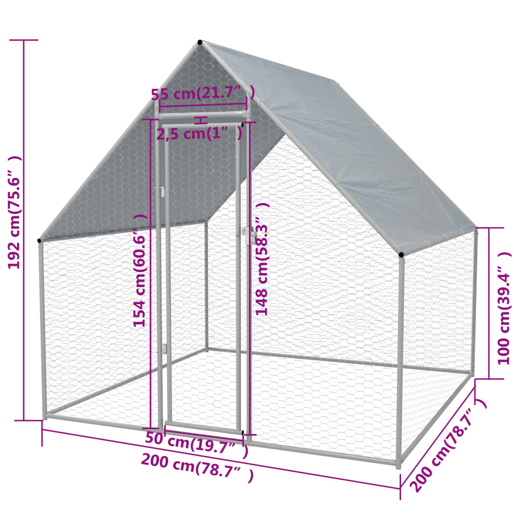 Cotet de gaini pentru exterior - 4 | YEO