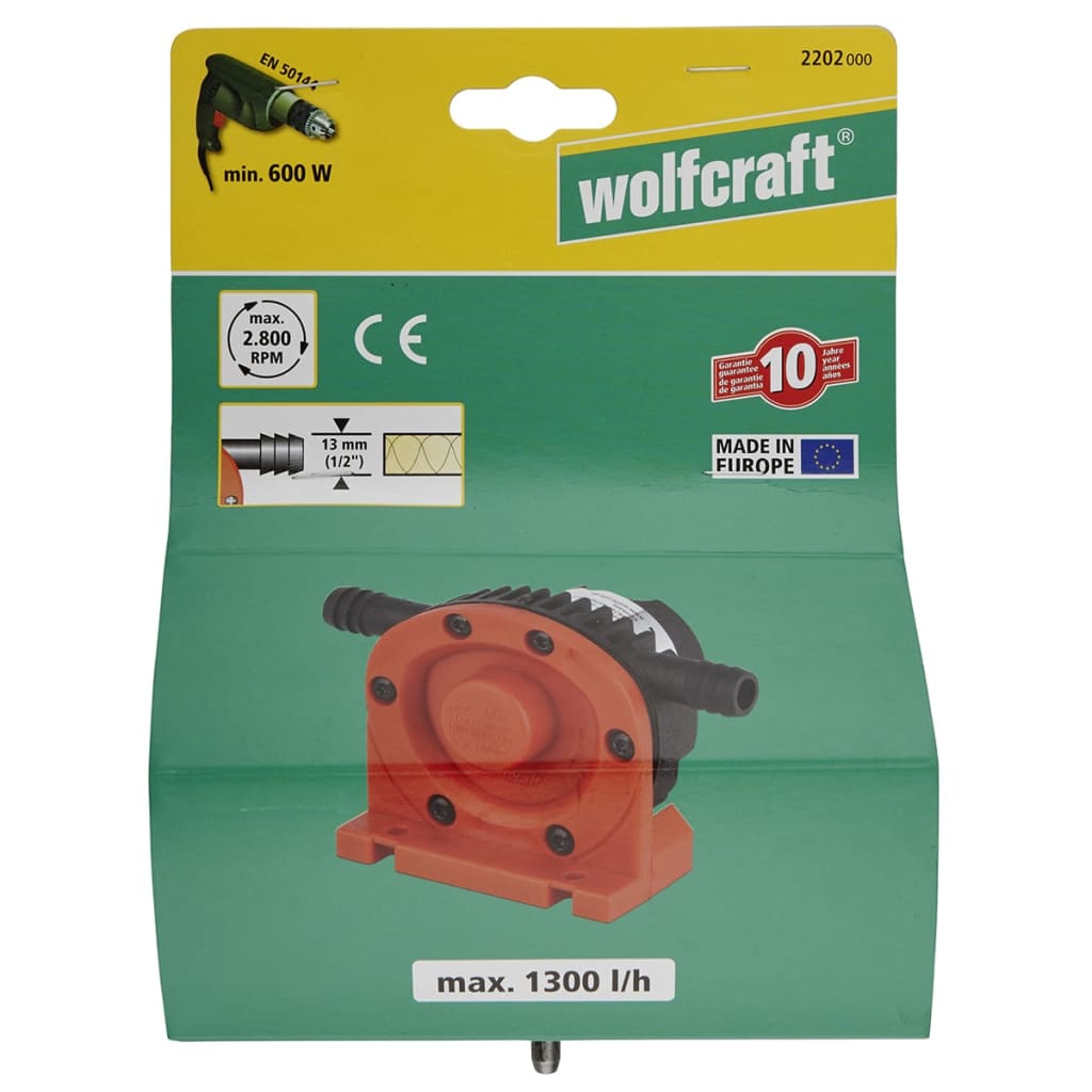 wolfcraft Pompa cu foraj - 2 | YEO