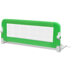 Balustrada de siguranta pentru pat de copil, verde, 102x42 cm