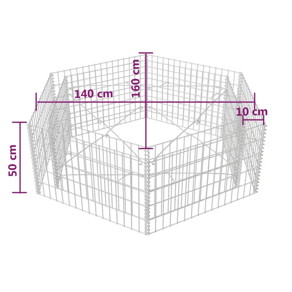 Strat inaltat gabion hexagonal - 4 | YEO