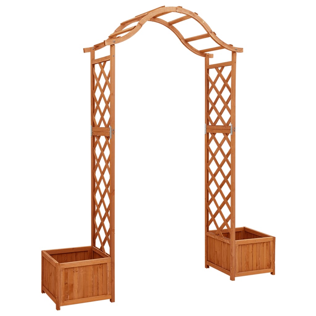 Pergola de gradina cu jardiniera