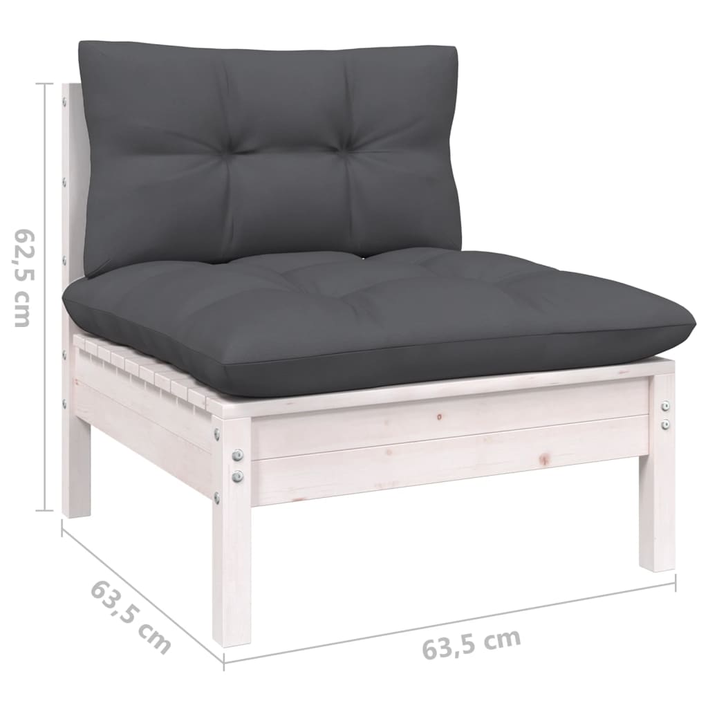 Set mobilier de gradina cu perne, 8 piese — imaginea 8
