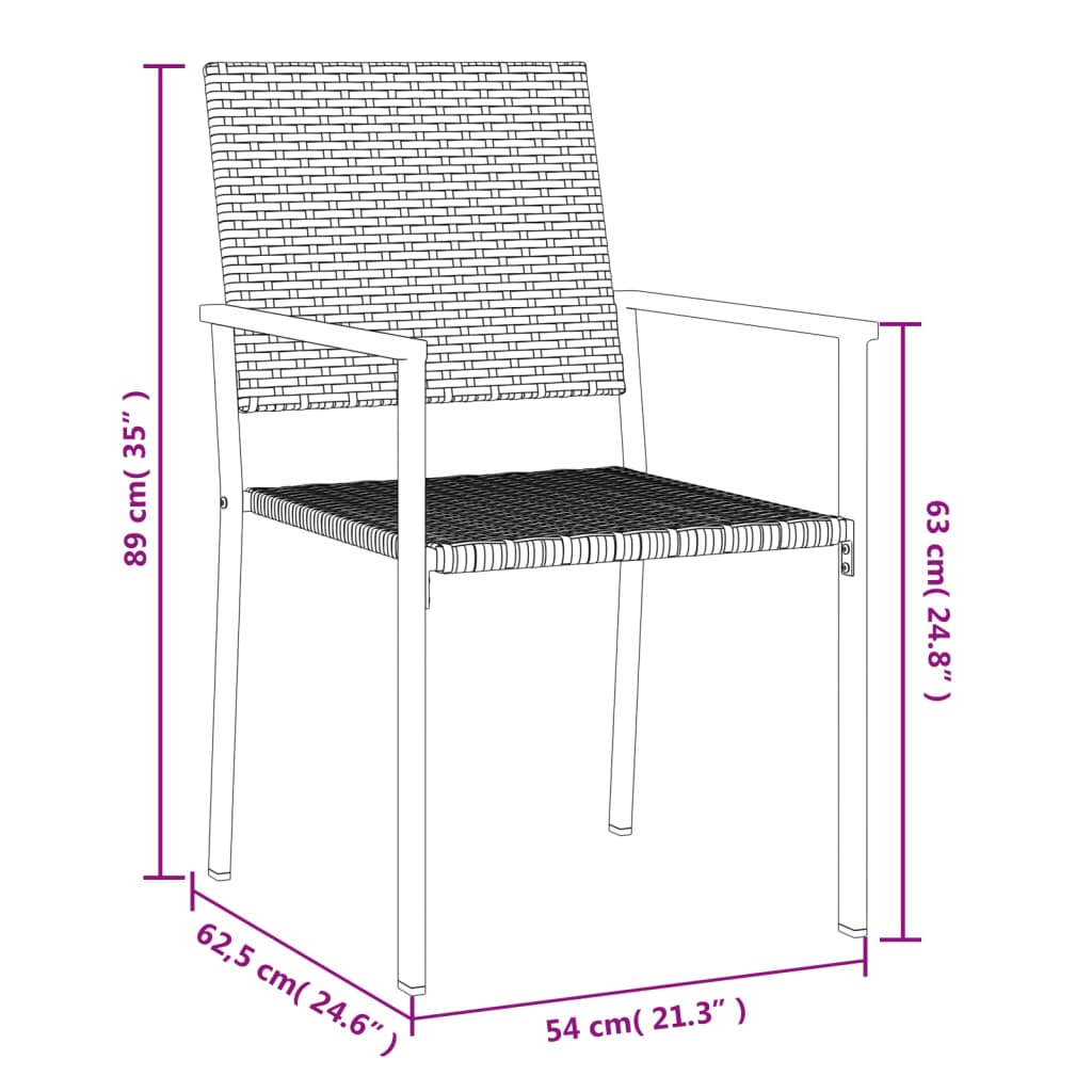 Set mobilier de gradina cu perne — imaginea 9