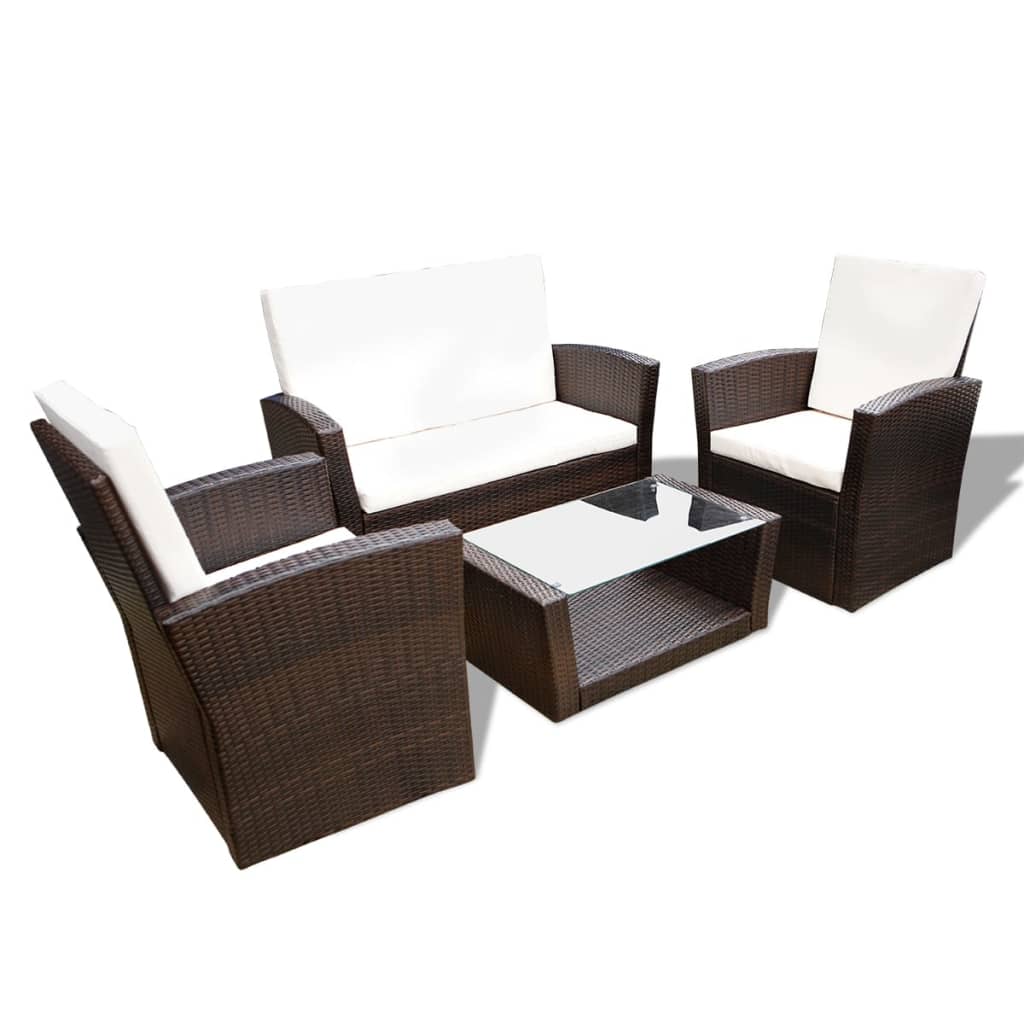 Set mobilier de gradina cu perne - 2 | YEO