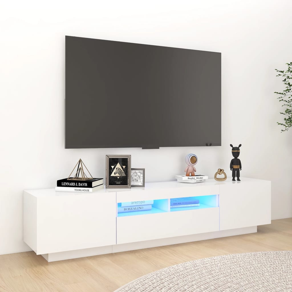 Comoda TV cu lumini LED - 1 | YEO