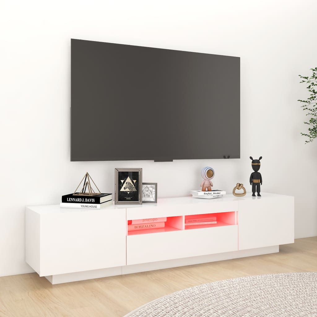 Comoda TV cu lumini LED - 2 | YEO