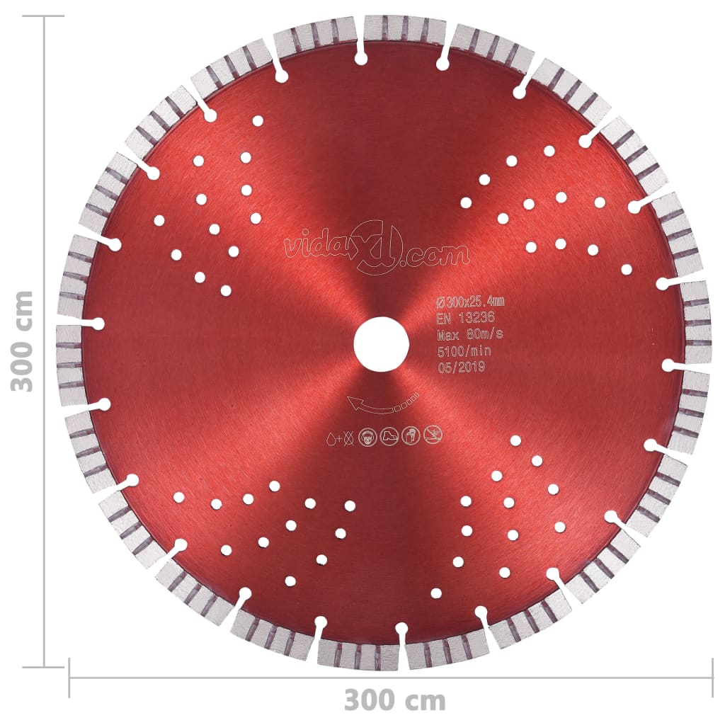 Disc diamantat de taiere cu segmente turbo si g - 3 | YEO