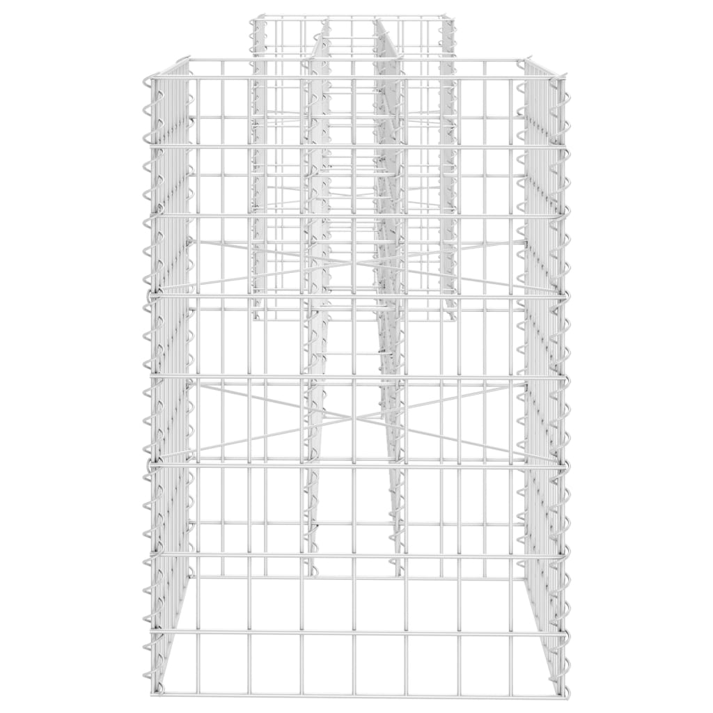 Jardiniera gabion in forma de H — imaginea 4