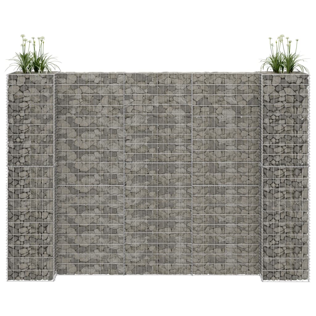 Jardiniera gabion in forma de H - 1 | YEO