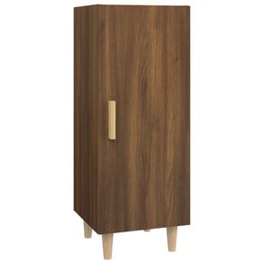 Furniture Servanta, stejar maro, 34,5x34x90 cm, lemn compozit