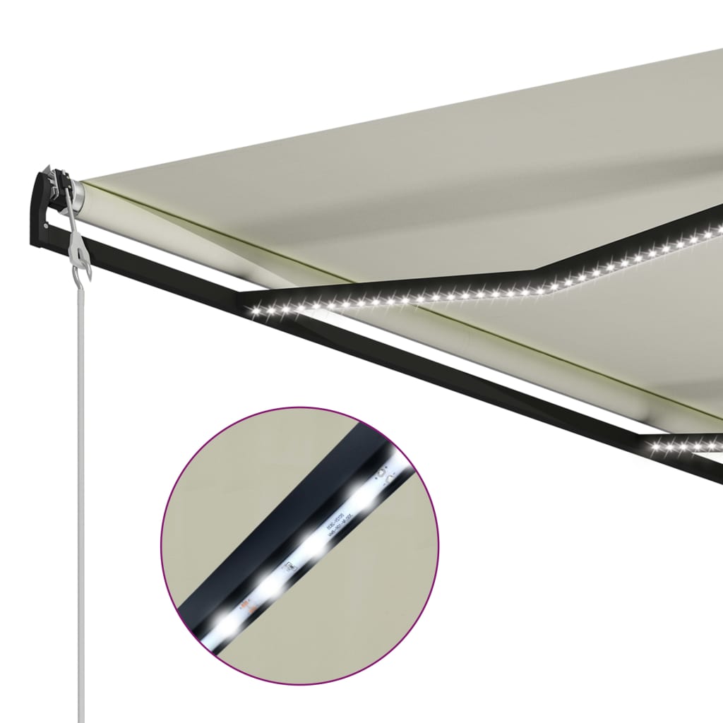 Copertina retractabila cu senzor vant & LED - 4 | YEO