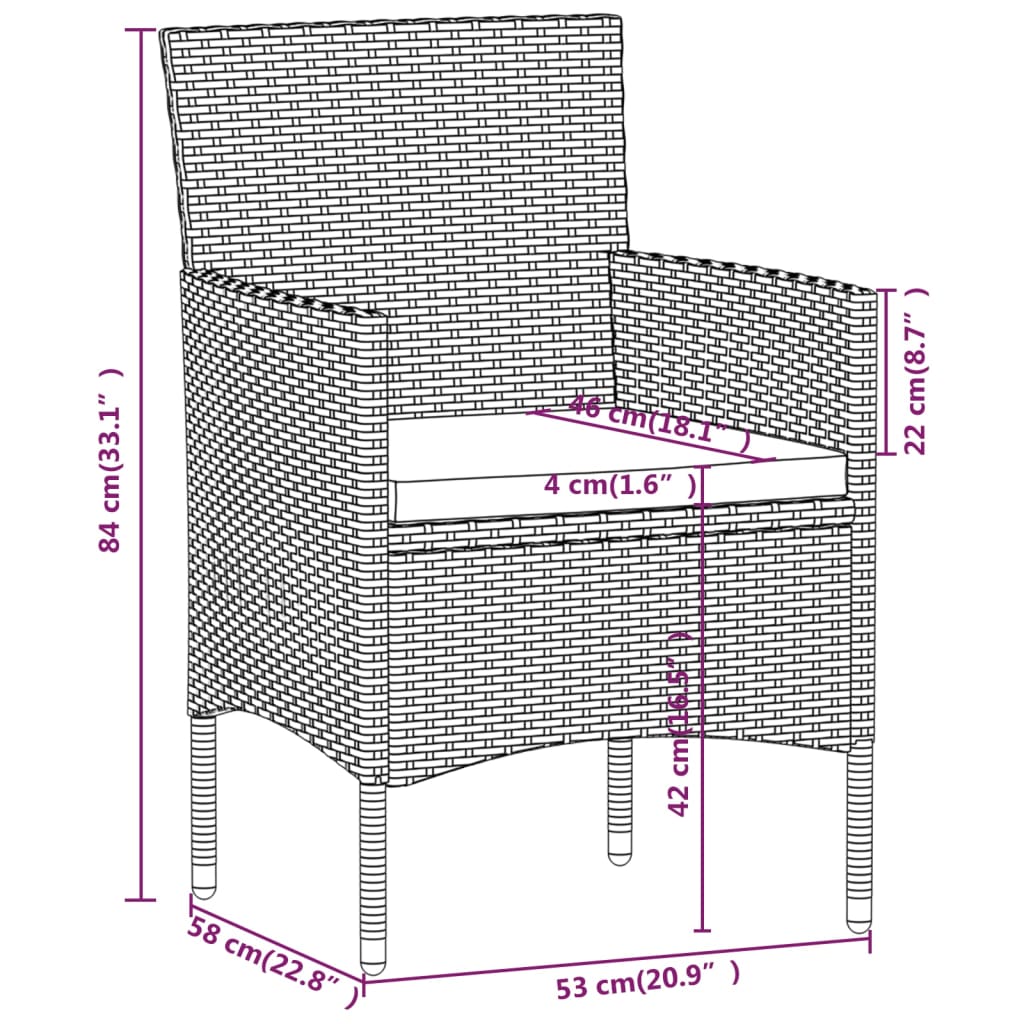 Set mobilier bistro gradina — imaginea 9