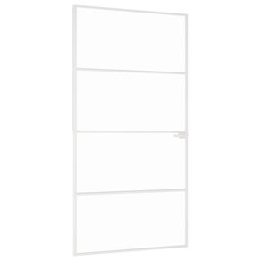 Usa de interior negru 76x201 Usa de interior alb 102x201,5 cm sticla securiz./aluminiu slim