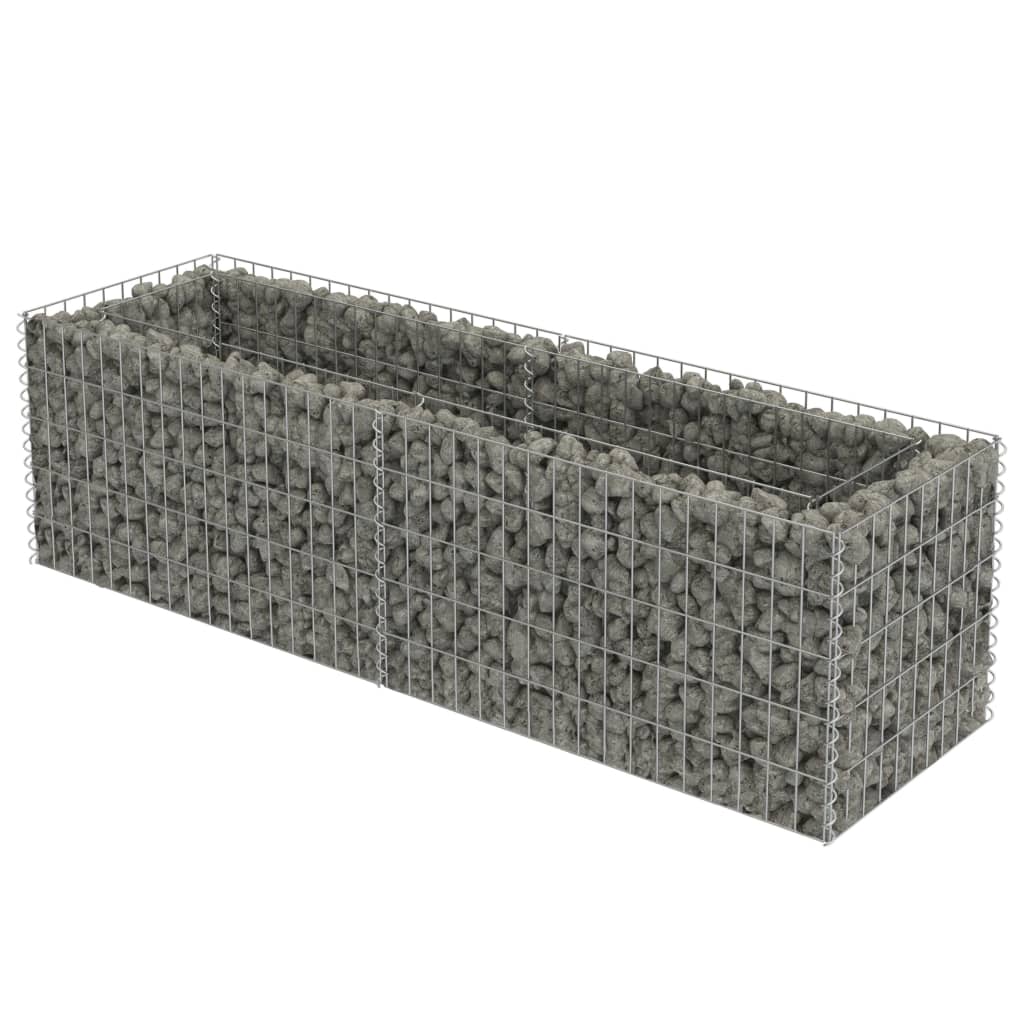 Strat inaltat gabion