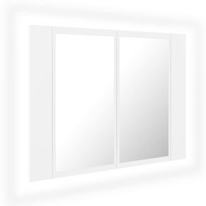 oglinda baie cu led si dezaburire dedeman Dulap de baie cu oglinda si LED, alb, 60x12x45 cm acril