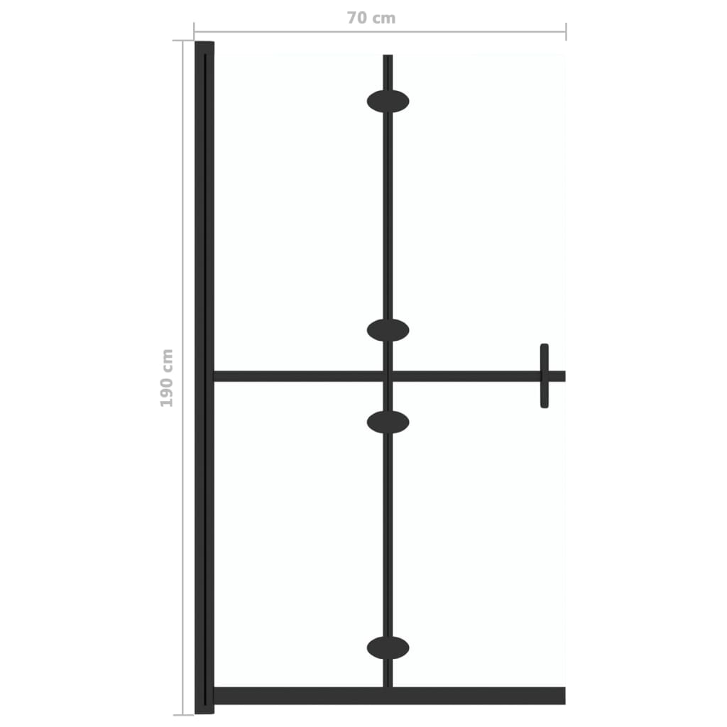 Perete de dus walk-in pliabil