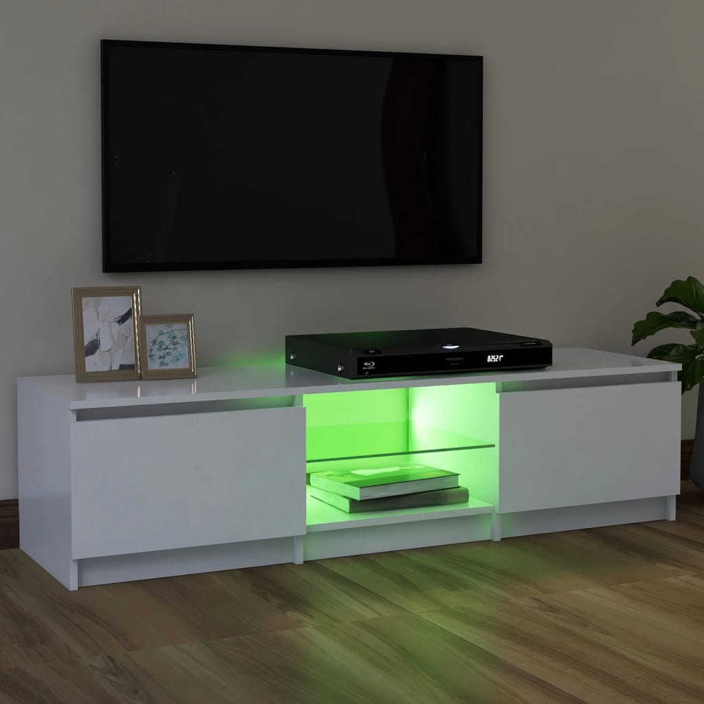 Comoda TV cu lumini LED