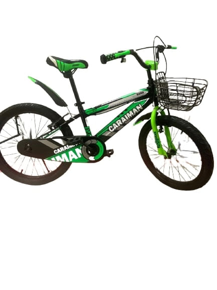 Bicicleta Go Kart 20inch Caraiman , pentru copii cu varsta 6-10 ani,cu cos ,aparatori noroi, cric, culoare verde