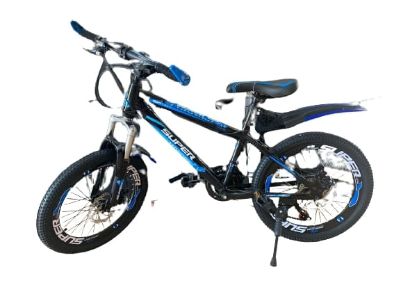 Bicicleta Go Kart 20 inch Super Bike,pentru copii 7-10 ani , frana disc ,7 viteze, culoare albastra