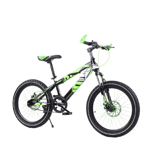 Bicicleta Go Kart 20 inch SHM,pentru copii 7-10 ani, frana disc, 21viteze, negru cu verde