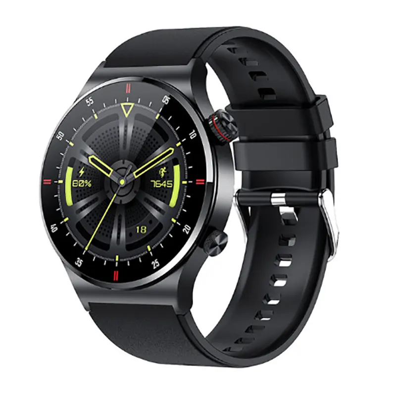 Ceas Smartwatch, Ecran tactil de 1.28 HD Inch, Rezistent la apa, Tensiune arteriala, Cronometru, Pedometru, Negru