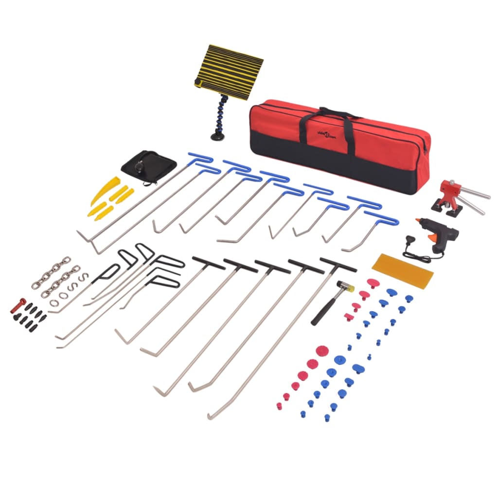 Set reparatii deformari fara vopsea, otel inoxidabil, 87 piese