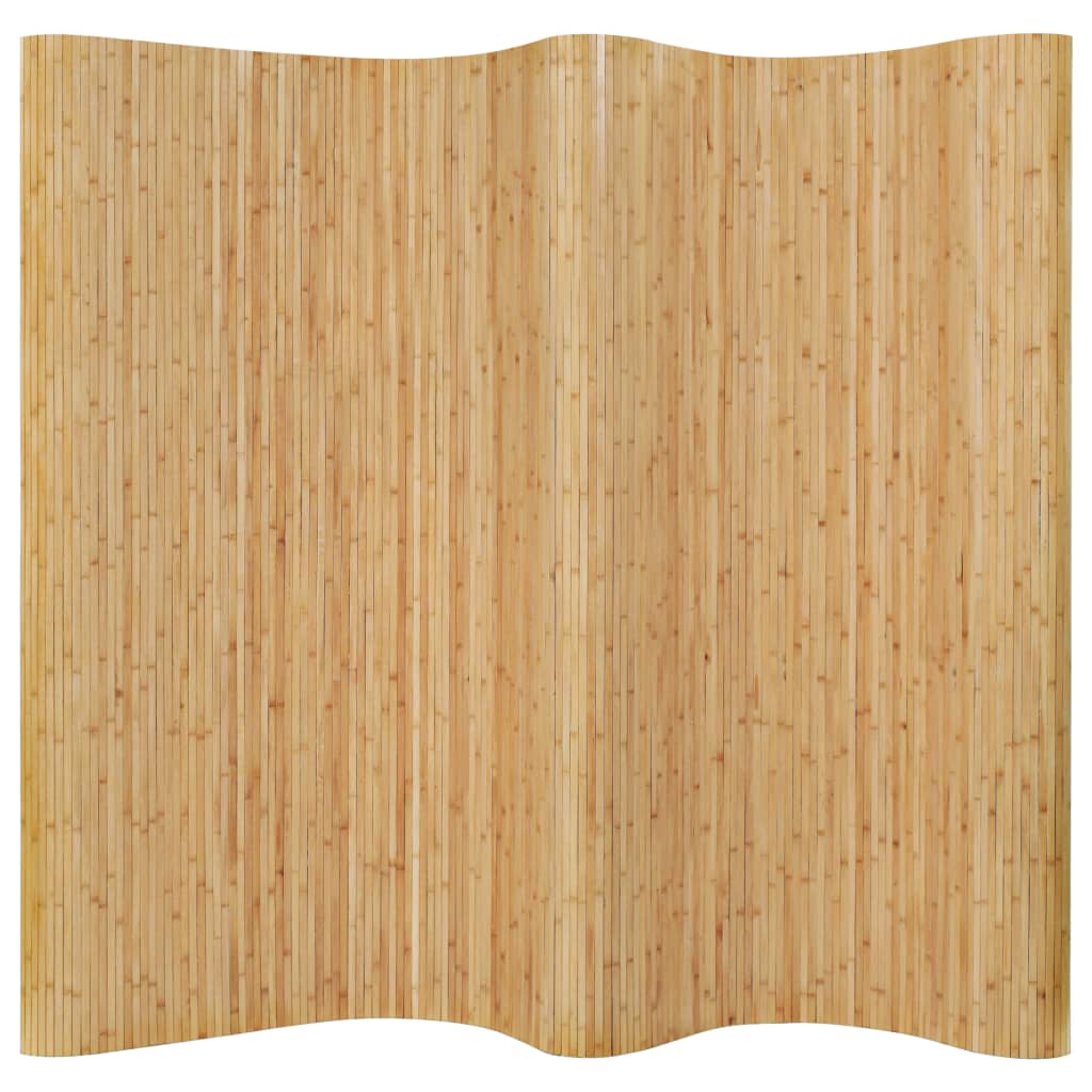 Paravan de camera, natural, 250 x 165 cm, bambus