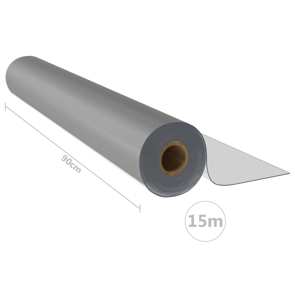 Rola folie de protectie masa, mata, 0,9 x 15 m, PVC, 2 mm