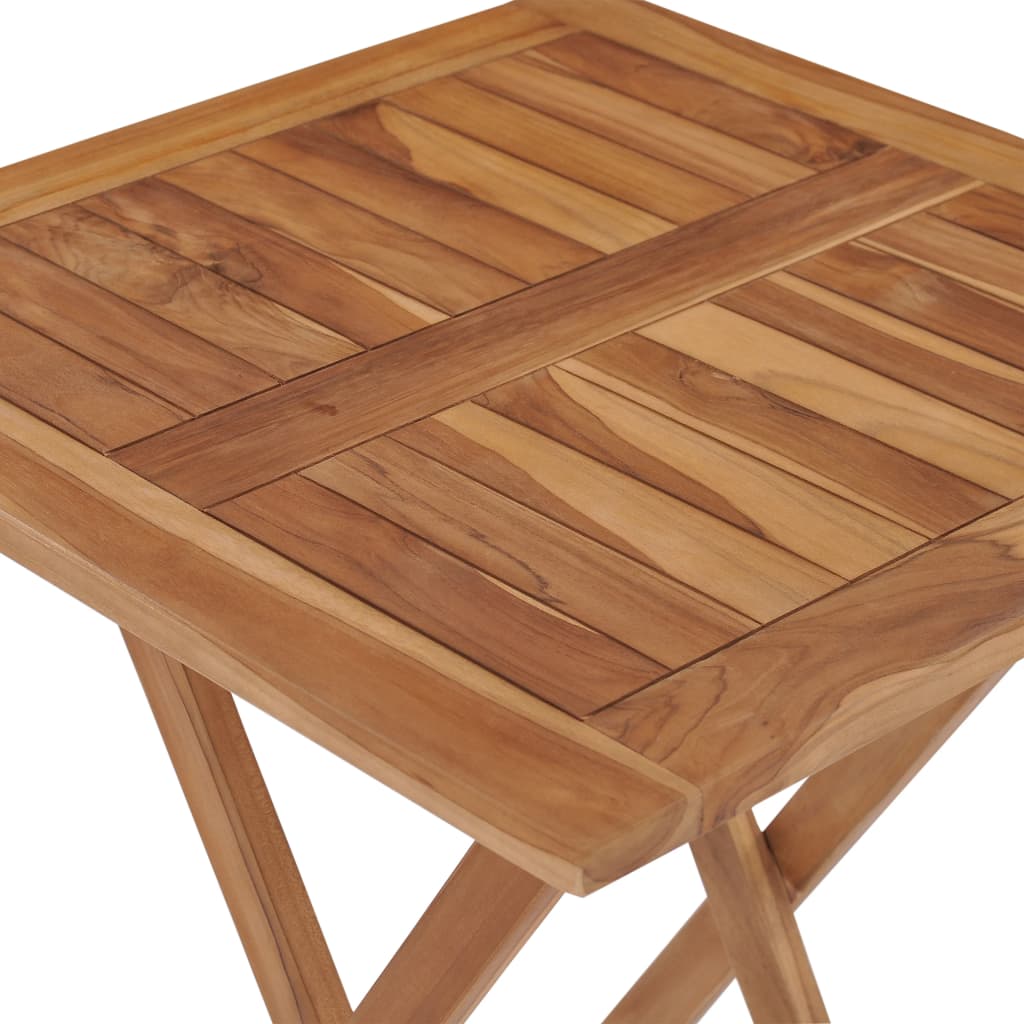 Set mobilier de gradina, 3 piese, lemn masiv de tec — imaginea 8