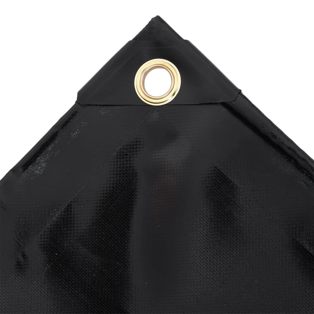 Prelata, negru, 3,5x2,5 m, 650 g/m² — imaginea 2